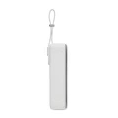 Vue Powerbank 5000 mAh avec COB - Powlight de couleur blanc| Krokrodeal