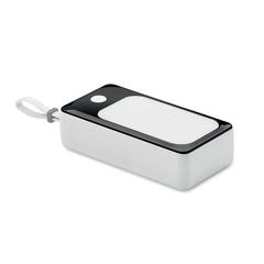 Vue Powerbank de 10000 mAh avec COB - Powlight + de couleur blanc| Krokrodeal