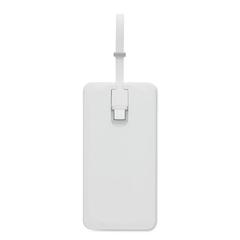 Vue Powerbank de 10000 mAh avec COB - Powlight + de couleur blanc| Krokrodeal