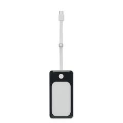 Vue Powerbank de 10000 mAh avec COB - Powlight + de couleur blanc| Krokrodeal