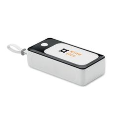 Vue Powerbank de 10000 mAh avec COB - Powlight + de couleur blanc| Krokrodeal