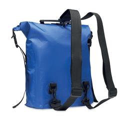 Vue Sac à dos enroulable étanche - Scubaroll de couleur bleu| Krokrodeal