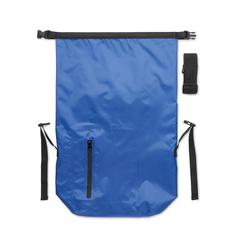 Vue Sac à dos enroulable étanche - Scubaroll de couleur bleu| Krokrodeal