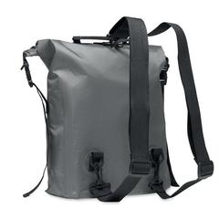 Vue Sac à dos enroulable étanche - Scubaroll de couleur gris| Krokrodeal