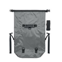 Vue Sac à dos enroulable étanche - Scubaroll de couleur gris| Krokrodeal