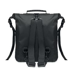 Vue Sac à dos enroulable étanche - Scubaroll de couleur noir| Krokrodeal