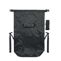 Vue Sac à dos enroulable étanche - Scubaroll de couleur noir| Krokrodeal