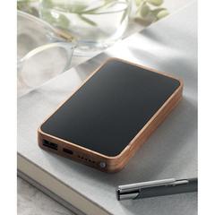 Vue Powerbank sans fil 4000 mAh - Acapow de couleur noir| Krokrodeal