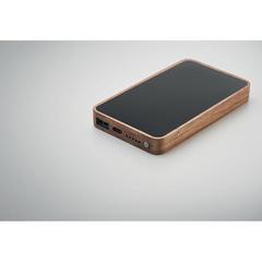 Vue Powerbank sans fil 4000 mAh - Acapow de couleur noir| Krokrodeal