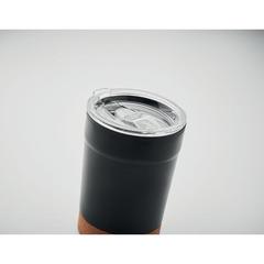 Vue Gobelet double paroi 300ml - Nomu de couleur noir| Krokrodeal