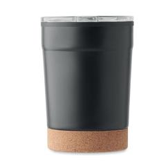 Vue Gobelet double paroi 300ml - Nomu de couleur noir| Krokrodeal