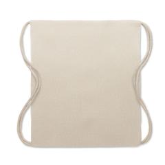 Vue Sac en coton recyclé 140 gr/m - Mujika de couleur marron| Krokrodeal