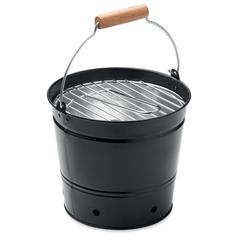 Vue Barbecue seau portable - Bbqtray de couleur noir| Krokrodeal
