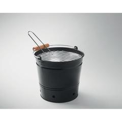 Vue Barbecue seau portable - Bbqtray de couleur noir| Krokrodeal