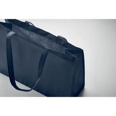 Vue Sac shopping en RPET non tissé - Kaimono de couleur bleu| Krokrodeal