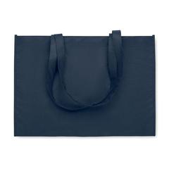 Vue Sac shopping en RPET non tissé - Kaimono de couleur bleu| Krokrodeal