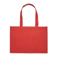 Vue Sac shopping en RPET non tissé - Kaimono de couleur rouge| Krokrodeal