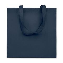 Vue Sac shopping en RPET non tissé - Kaimani de couleur bleu| Krokrodeal