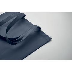 Vue Sac shopping en RPET non tissé - Kaimani de couleur bleu| Krokrodeal