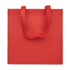 Vue Sac shopping en RPET non tissé - Kaimani de couleur rouge| Krokrodeal