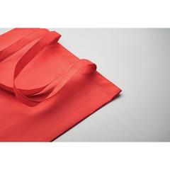 Vue Sac shopping en RPET non tissé - Kaimani de couleur rouge| Krokrodeal