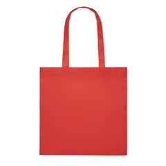 Vue Sac shopping en RPET non tissé - Kaimani de couleur rouge| Krokrodeal