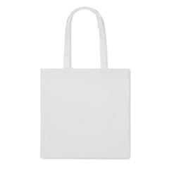 Vue Sac shopping en RPET non tissé - Kaimani de couleur blanc| Krokrodeal