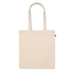 Vue Sac shopping en coton bio - Bente de couleur marron| Krokrodeal