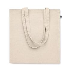 Vue Sac shopping en coton bio - Bente de couleur marron| Krokrodeal