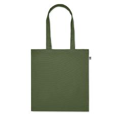 Vue Sac shopping en coton bio - Bente colour de couleur vert| Krokrodeal