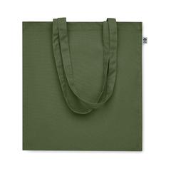 Vue Sac shopping en coton bio - Bente colour de couleur vert| Krokrodeal