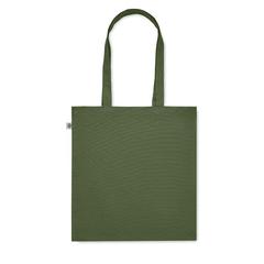 Vue Sac shopping en coton bio - Bente colour de couleur vert| Krokrodeal