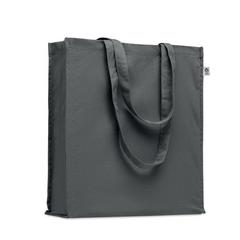 Vue Sac shopping en coton bio - Bente colour de couleur gris| Krokrodeal