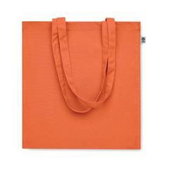 Vue Sac shopping en coton bio - Bente colour de couleur orange| Krokrodeal