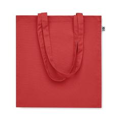 Vue Sac shopping en coton bio - Bente colour de couleur rouge| Krokrodeal