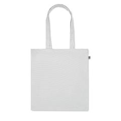 Vue Sac shopping en coton bio - Bente colour de couleur blanc| Krokrodeal