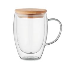 Mug en verre double paroi 350ml - Tirol publicitaire pas cher