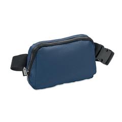 Vue Sac banane en polyester 300D - Toshi de couleur bleu| Krokrodeal