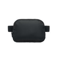 Vue Sac banane en polyester 300D - Toshi de couleur noir| Krokrodeal