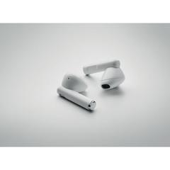 Vue Ecouteurs TWS et base de charge - Oreta de couleur blanc| Krokrodeal
