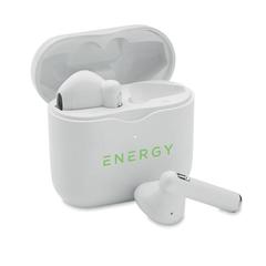 Vue Ecouteurs TWS et base de charge - Oreta de couleur blanc| Krokrodeal