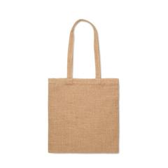 Vue Sac shopping en jute - Zolang de couleur marron| Krokrodeal