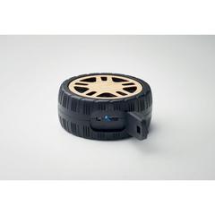 Vue Haut-parleur sans fil en roue - Matic de couleur marron| Krokrodeal