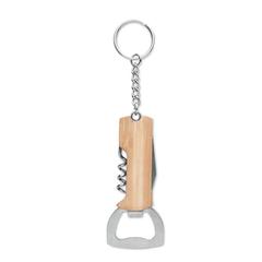 Vue Outil de poche 3en1 en bambou - Allin1 de couleur marron| Krokrodeal