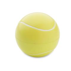 Vue Baume à lèvres balle de tennis - Tennis de couleur jaune| Krokrodeal
