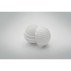 Vue Baume à lèvres balle de golf - Golf de couleur blanc| Krokrodeal