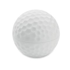 Vue Baume à lèvres balle de golf - Golf de couleur blanc| Krokrodeal