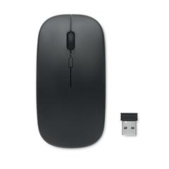 Vue Souris sans fil rechargeable - Curvy c de couleur noir| Krokrodeal