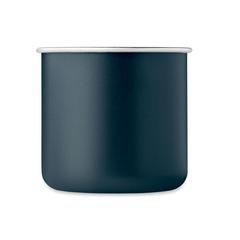 Vue Tasse en acier inox recyclé - Caribu de couleur bleu| Krokrodeal