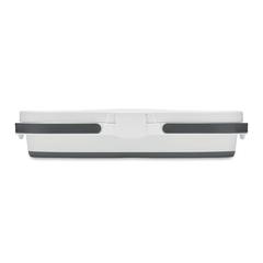 Vue Panier de pique-nique pliable - Cesta de couleur blanc| Krokrodeal